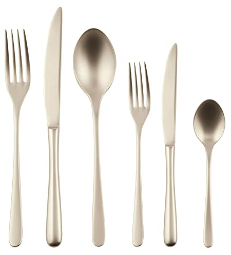 Sambonet Servizio 36 Pz Monoblocco Taste Antique Pvd Champagne
