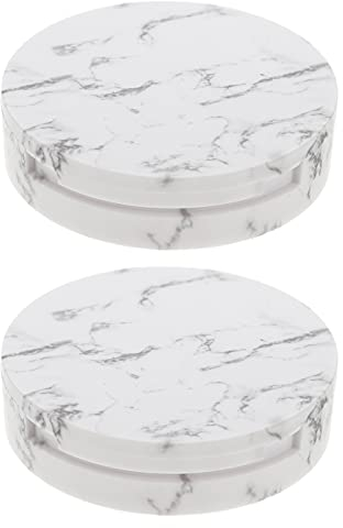 EXCEART Dose Für Make-up-Puder Puderquaste Fall Gedrückt Pulver Box 2Pcs Compact Cosmetic Pulver Container Make- Up Leere Lose Pulver Boxen (Farbe Sortiert) Puderdose Tauchen Kosmetikpuderbehälter
