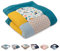 ULLENBOOM Krabbeldecke für Baby 80x80 cm, Outdoor-geeignet, 100% OEKO-TEX Materialien, Made in EU, Weich gepolstert, Dschungel - ideal als Spieldecke Baby