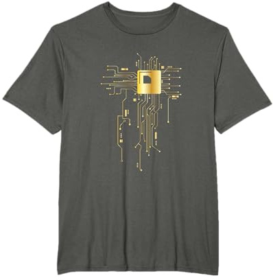 Circuit imprimé pour ordinateur CPU Core Chip Electronics T-Shirt