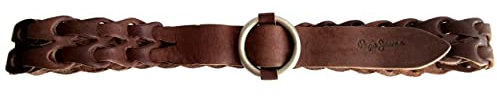 Pepe Jeans Damen Gürtel Echtleder Lyle Gürtel Schokolade PL020673 80 cm