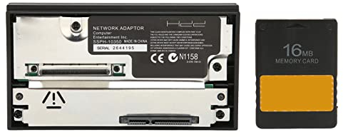 Sxhlseller SATA-Schnittstellen-Netzwerkadapter, für PS2-Spielekonsole, mit 16 MB FMCB V1.966-Speicherkarte McBoot, HDD-Festplattenadapter, Plug-and-Play, Anti-Interferenz