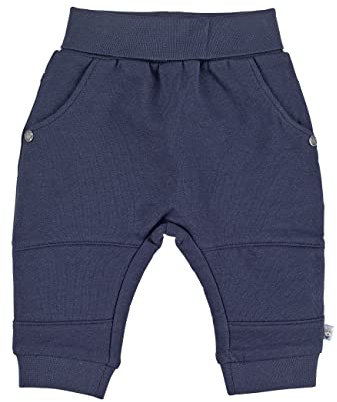 Sterntaler Pantalón de Punto con Acolchado en la Rodilla Conjunto para bebés y niños pequeños, Marine, 56 cm