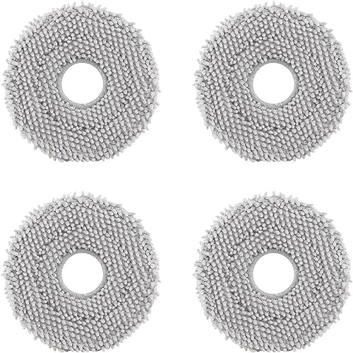 roborock Original Paño de Limpieza Giratorio Antibacteriano, Trapeador para Robot Aspirador Qrevo Slim/Qrevo MaxV/Qrevo Master/Qrevo Pro/Qrevo Plus/Qrevo S/Qrevo, 4 Piezas