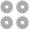 roborock Qrevo Serie antibakteriell, rotierendes Wischtuch für roborock Qrevo 、Qrevo S、QrevoPro、Qrevo Master、Qrevo Slim、Qrevo S5V、Saugroboter mit Wischfunktion Absaugstation, 4 Stücke