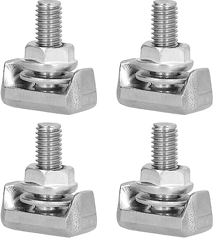 4 Piezas Perno en T para Coche de Acero Inoxidable,Terminales de Batería Bornes Coche Conector,Accesorios de Repuesto Piezas de Repuesto de Reparación de Batería de Coche