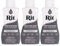 Rit Dye - Tinte líquido para telas de 8 onzas para ropa, decoración y manualidades, color gris carbón (paquete de 3)
