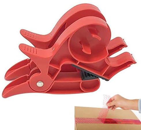 Geschenkpapierschneider-Spender 2-teiliges Weihnachtsgeschenkpapier Geschenkpapierklammern Schneidwerkzeug mit integrierten Klebebandabrollern Geschenkpapierhalter für Aluminiumfolie,Kraftpapier