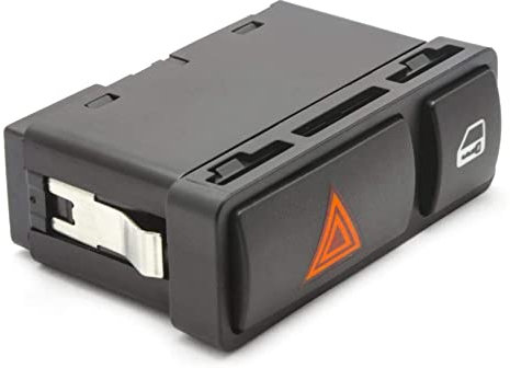 Wlauqueta Lichtschalter, Notfallblitz, Druckschalter, Verriegelung für Warnblinker, für 3 Serien E46 61318368920