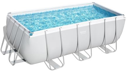CONCEPT USINE | Piscine Tubulaire Hors Sol Rectangulaire HAWI | 8124 L | Pompe Filtre à Sable | Facile à Monter | Robuste et Anticorrosion | Liner Tritech Résistant Perforations | Diffuseur ChemConnec