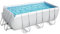 CONCEPT USINE | Piscine Tubulaire Hors Sol Rectangulaire HAWI | 8124 L | Pompe Filtre à Sable | Facile à Monter | Robuste et Anticorrosion | Liner Tritech Résistant Perforations | Diffuseur ChemConnec