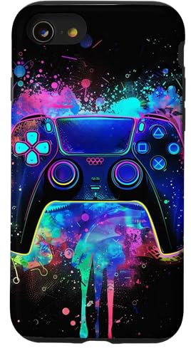 Video Game Controller Aesthetic Gamer Boys Gaming Case for iPhone SE (2020) / 7 / 8