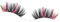 JAYIOLA Faux Cils, Faux Cils, Vaporeux, Faits à La Main, Cils Dramatiques 3D, Faux Cils Colorés, Cils de Maquillage pour Scène de Costume D'Halloween, Rose 26mm