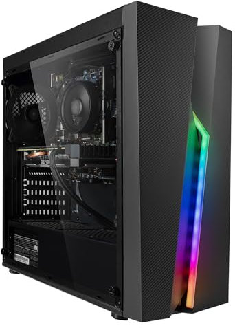 Megaport PC Gamer Fixe Rush Intel Core i5-11400F • Windows 11 • GeForce RTX3060 12Go • 16Go DDR4 • 1000Go M.2 SSD • WiFi • Ventilateur • Unité Centrale Ordinateur de Bureau