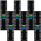 JIYIN 6 Stück Wassertemperatur-Aufkleber, Aquarium Thermometer Aufkleber Temperaturstreifen Selbstklebend Temperaturmessstreifen Thermometer Strip Temperatur Aufkleber für Haus Fisch Tank und Aquarium