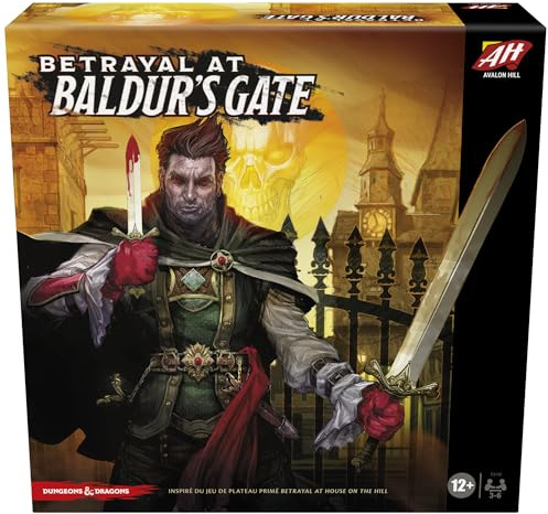 Avalon Hill Betrayal at Baldur's Gate, modulares Brettspiel mit verstecktem Verräter, ab 12 Jahren, französische Version