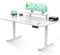Devoko 180×80cm Electric Height Adjustable Desk, with Monitor Stand, Computer Desk, with 2 Height Memory Functions, for Bedroom Study Office(White)