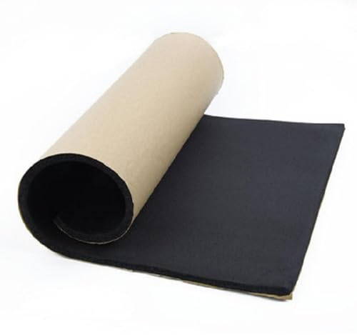 3mm Dämmmatte Auto Schallschutzmatte Isolierung Matte Schaumstoff Selbstklebend Dämmung Isolierung Schallschutz Wasserdicht, Schalldämmung für Auto, 50 x 200 cm