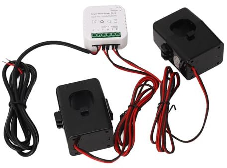 Fictory Smart Energy Meter, Real-Time APP Monitoring, Dual 200A Transformers, Efficient Electricity Management, AC 90‑250V, Easy Install