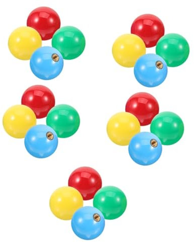 Warmhm 5 Sätze Joystick Ball Kopf Ersatz Für Game Controller Kompatibel Mit Verschiedenen Konsolen Einfache Montage Präzise Steuerung Für Spielsimulationen 4 Stück * 5