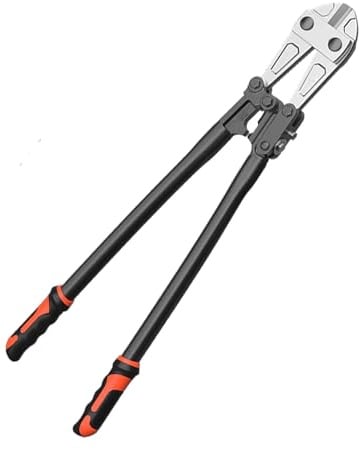 35,6 cm Bolzenschneider, robuste geschmiedete T8-Stahlklinge, Drahtschneider für Ketten, Metall, Schrauben, Nieten und Zäune, ergonomischer Gummigriff für industrielle Nutzung und DIY-Projekte