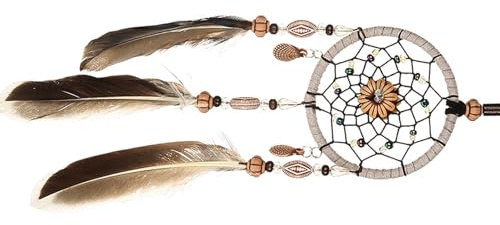 TIKATARER Dream Catcher, Mini Traumfänger für Auto Rückspiegel Accessoires Traumfänger für Erwachsene Kleine Auto Charme Rückspiegelzubehör für Wand Schlafzimmer