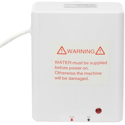 Mini Durchlauferhitzer 3500W 230V Untertischspeicher Mini Elektrische Warmwasserbereite mit LED-Temperaturanzeige, Elektronisch Geregelter Durchlauferhitzer für Dusche Badezimmer [Energieklasse A]
