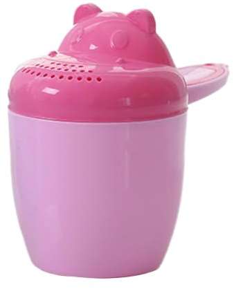Bath Rinser Cup For – Shampoo Rinse Cup, Thickened Cartoon Water Pouring Tool, Safe Head Hair Washing Gadget | Kids Girl Boy Shower Bathroom Gardening Hair Care Accessories
