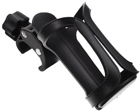 TEMPNAP Schwarzer Fahrrad Flaschenhalter aus Kunststoff mit Dehnbarkeit und Hoher Zähigkeit Modisches Design für Outdoor Fahrten und Radtouren