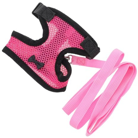 GALPADA Verstellbares Hühnertrainingsgeschirr aus Atmungsaktivem Nylon mit Gleichmäßiger Druckverteilung und Zugverhinderung Bequemes Geschirr für Hahn und Huhn zu Halloween