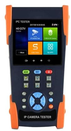 CCTV Tester, 3.5 Inch IP Camera Tester Analog Security CCTV With RJ45 TDR POE 4K H.265