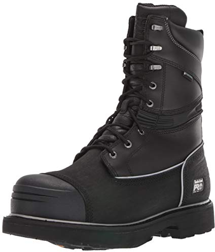 Stivali da lavoro in pelle nera Timberland Pro 10In Gravel Pit Ins WP Uomo 8M 400G