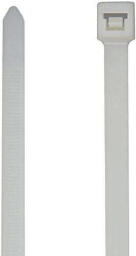 Hellermann Tyton t150 m9 X 2 robuste Kabelbinder, 53,3 cm lang, 175 Lb Zugfestigkeit, PA66, natur (25 Stück)