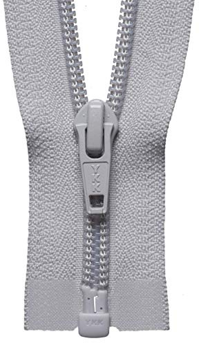 YKK Coil Zip, No. 336 Silver, 46 cm Length