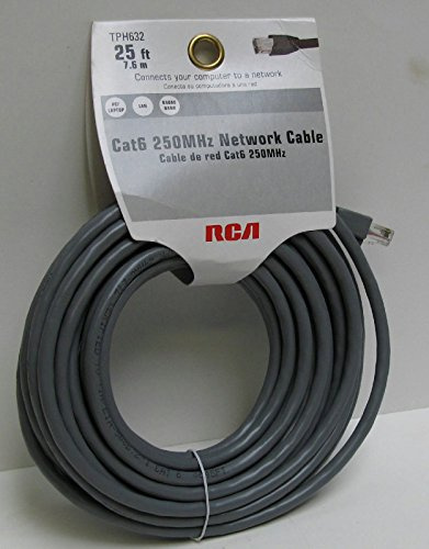 RCA 25-Feet Cat6 Network Cable (TPH632R)