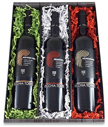 Bull & Bear Wein-Geschenkset Bella Italia 3 x 0,75l Rotwein, Weingeschenk mit italienischen Weinen in Geschenkbox