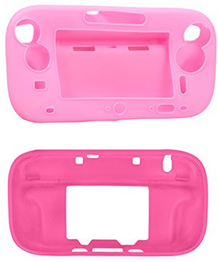 C-FUNN Silikon Soft Gel Schutzhülle Für Nintendo Wii U Gamepad - Rosa