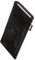 fitBAG Fusion Schwarz/Schwarz Handytasche für Apple iPhone 12 Mini/iPhone 13 Mini Tasche aus Nappaleder/Wildleder mit Microfaserinnenfutter | Hülle mit Reinigungsfunktion | Made in Germany