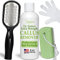 Dr. Entre's Kit Anti-Callosités pour Pieds : Lime, Pierre Ponce, Gants, Kit Spa, Soins, Outils de Pédicure, Gommage - 236,8 g