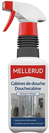 MELLERUD Nettoyant pour cabines de douche | 1 x 0,5 l | Spray efficace contre les résidus de calcaire et de savon dans la douche – 1 x 0,5 l