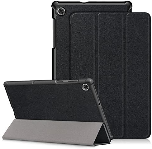 DINGGUAGUA Case for Lenovo Tab M10 HD 2nd Gen TB-X306F 10.1 Inch Tablet Ultra Thin Cover,Black