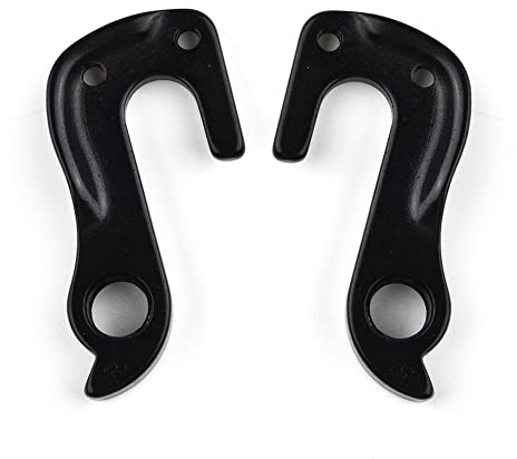 ZYWUOY 2 Stück Fahrradteile Heckhaken, Fahrrad-Schaltwerk-Aufhänger, Schwanzhaken für Cube Aim Sl #10148 Aluminiumlegierung