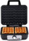alpina Gaufrier - Gaufres de Bruxelles - Revêtement Anti-Adhésif - 2 Gaufres - 1000 W - Noir