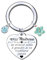 YJYJZX Cadeau Maîtresse Porte clef Cadeau Professeur Porte-clés en Acier Inoxydable argenté,pour Maîtresse Professeure,Merci Maîtresse Cadeau Maitresse d'école Fin d'année (7)