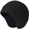 VIAUMBR Wintermütze Herren haube strickmütze Kopfbedeckung Mütze Damen Winter Unisex warme Dicke Skimütze (37 Schwarz)
