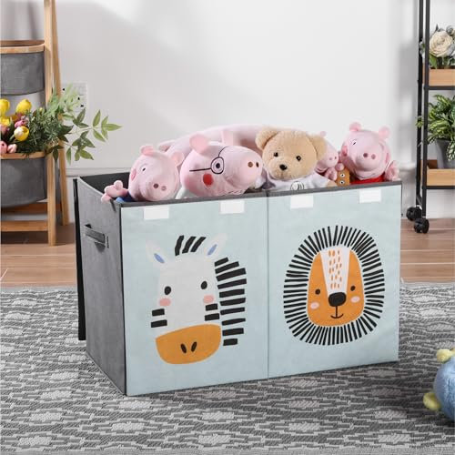 Toy storage box, large, green