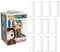 Tapeera 12-Pack Acrylic Shelves Wall Mount Compatible with Pop Figure Display in Box - No Drill Acrylic Floating Shelves Wall Display - for Collectible, Anime and Action Figurine Floating Shelves