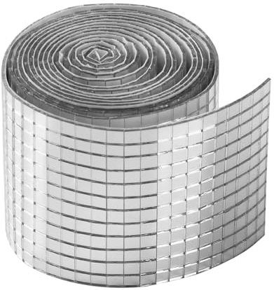 2er-Set Glasfliesen, einfach zu installierende selbstklebende Wandfliesen, Glasmosaikfliesen, Glashandwerksaufkleber, wasserfeste, schneidbare Aufkleber für Decke, Küche, Badezimmer