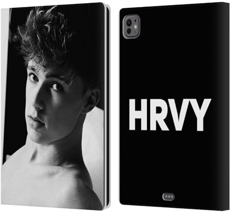Head Case Designs sous Licence Officielle HRVY Calendrier 9 Graphiques Étui Portefeuille en Cuir Compatible avec Apple iPad Pro 11 M4/M5 2024/2025