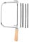 Coping Saw with 5 Saw Blade, Jewelers Saw Frame Set,Multi Purpose Adjustable Handsaws， Adjustable Cutting Tool U Shaped Loaf Cutter Saw Wood Handle with 5 Hand Saw Strings for Jewe